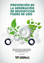 Prevención de la generación de neumáticos fuera de uso: resultados de la aplicación de los planes empresariales de prevención I, II y III